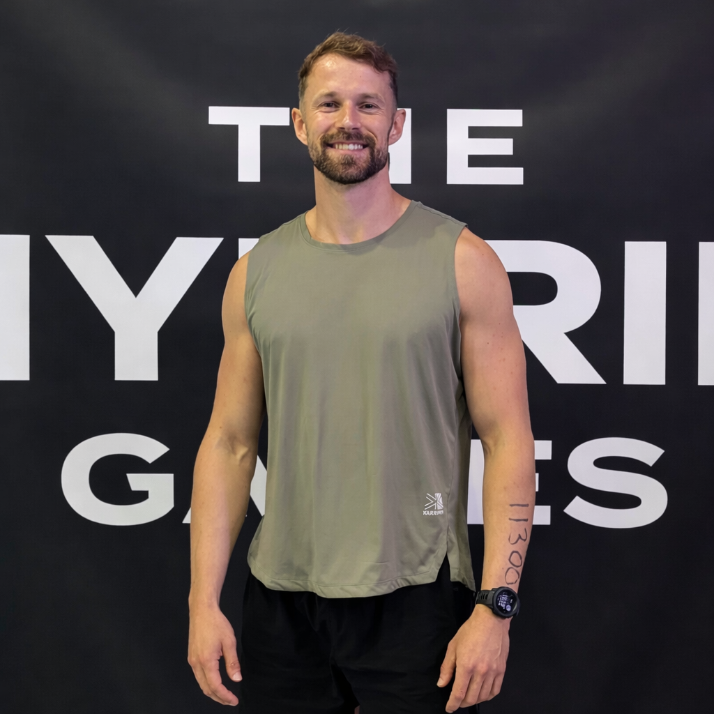 Ben coaching in the gym